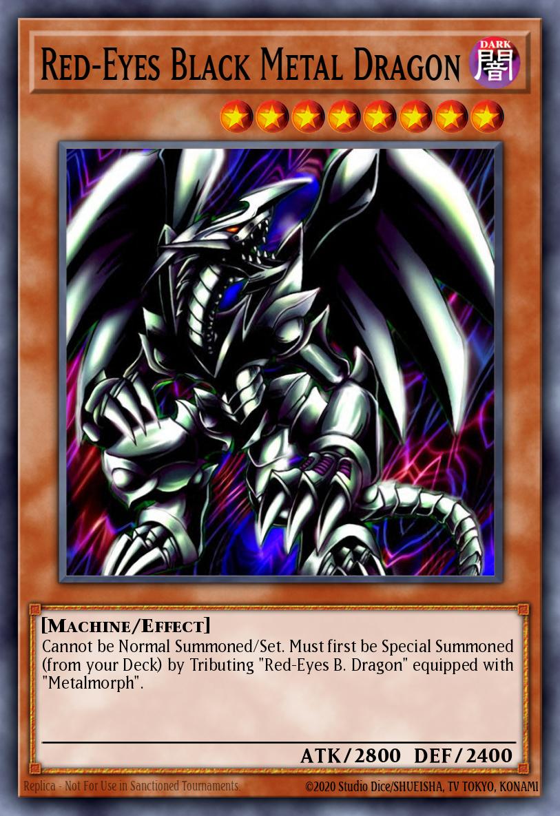 Red-Eyes Black Metal Dragon — Yu-Gi-Oh! Forbidden Memories promotional cards #FMR-001
